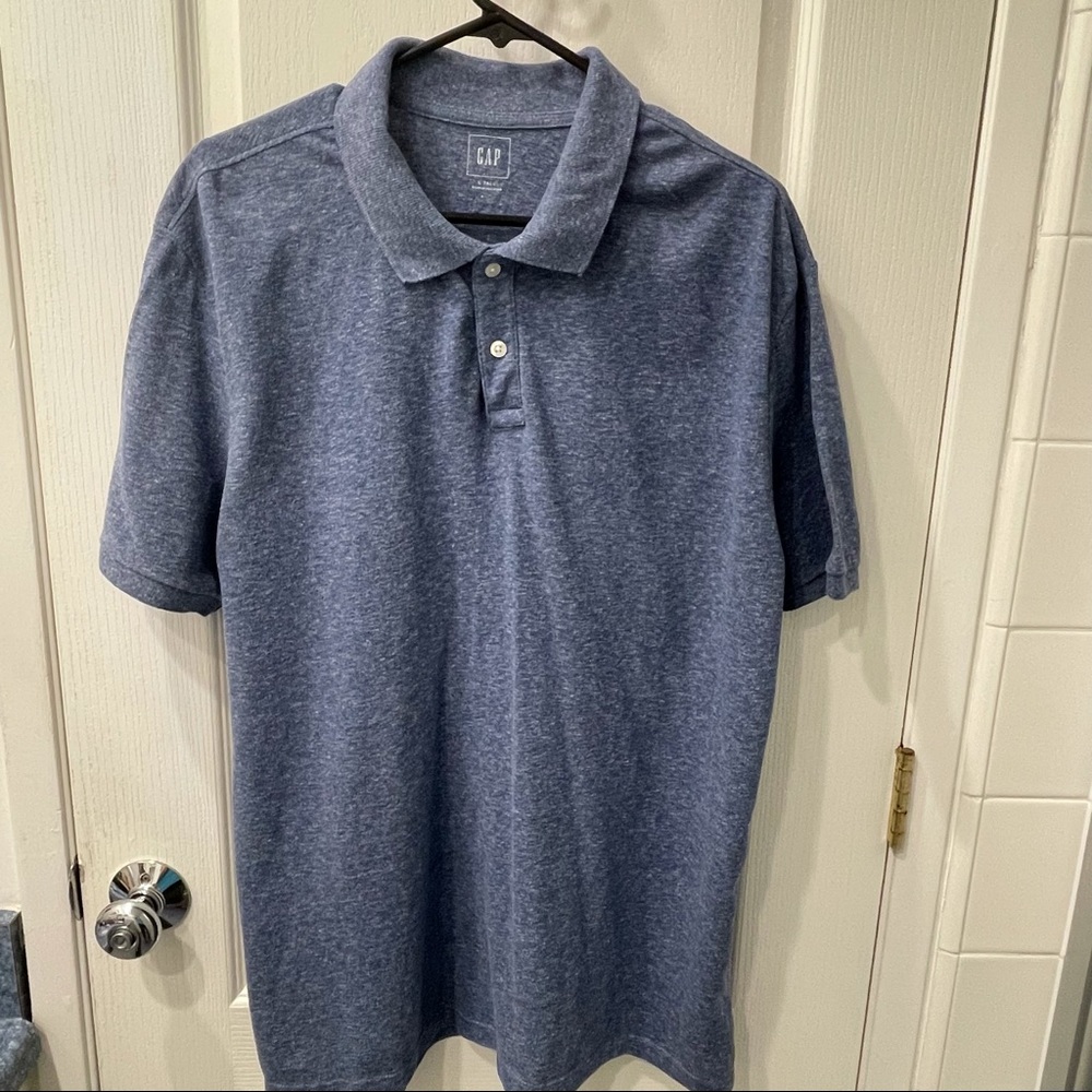 GAP Men’s Blue Polo Shirt in size Large Tall